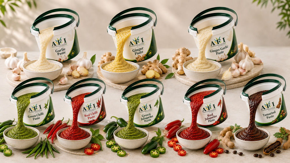 AFI full culinary paste product range