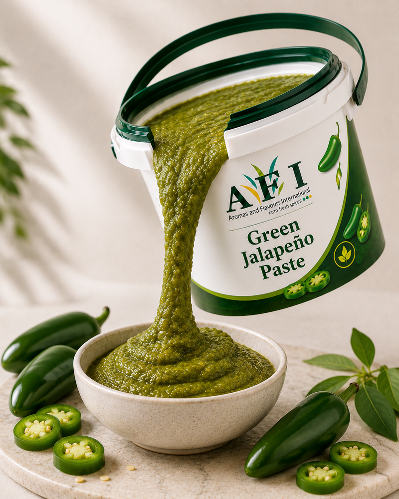 Green Jalapeño Paste, Capsicum Annum L (Jalapeno Cultivar)