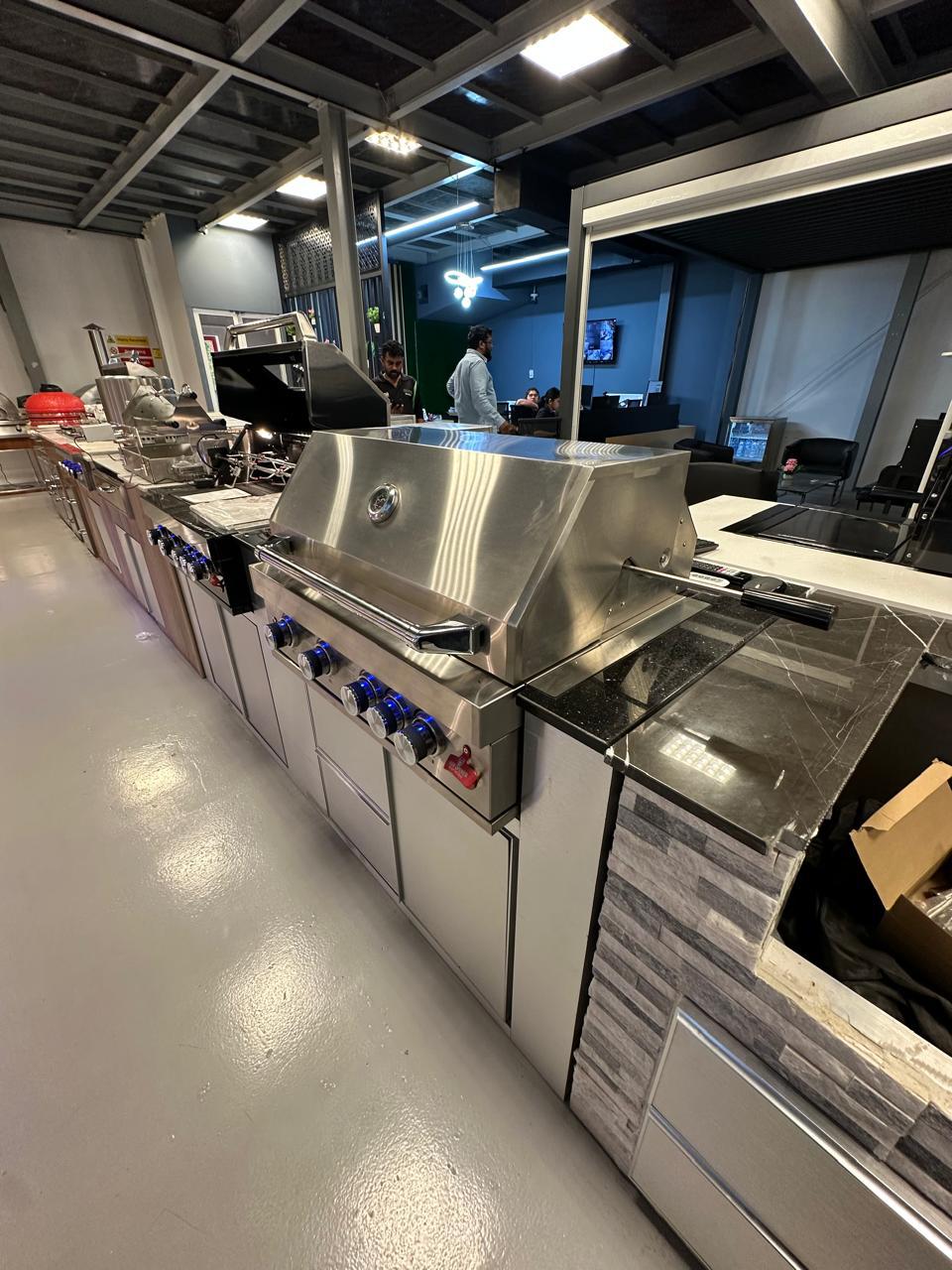 Stainless Steel Grill Showroom Display