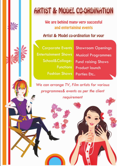 Artist & Model Co-ordination