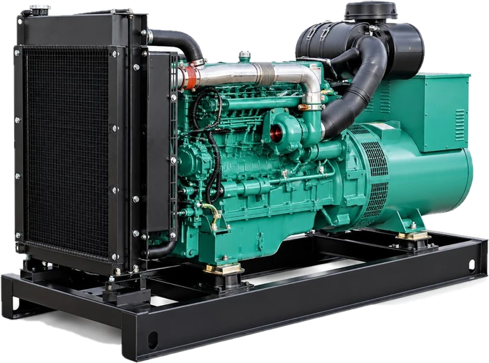 Large diesel generator set