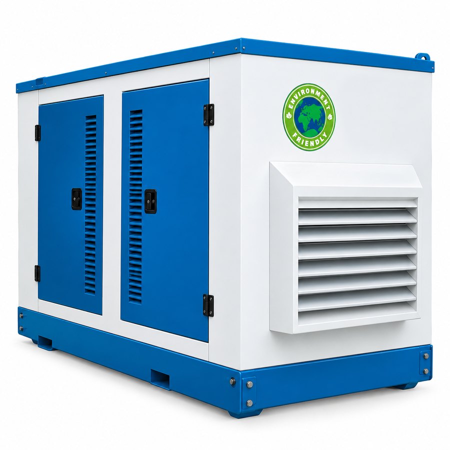 Acoustic enclosure with ventilation grille