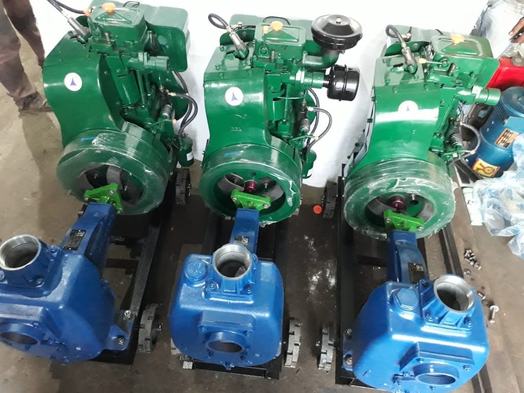 Three engine driven pump sets