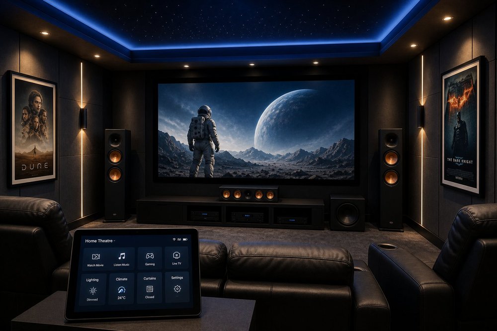 Home theatre installation